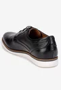 Pantofi barbati confectionati din piele naturala neagra