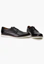 Pantofi barbati confectionati din piele naturala neagra