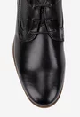 Pantofi barbati confectionati din piele naturala neagra