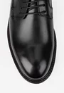 Pantofi barbati confectionati din piele naturala neagra