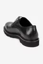 Pantofi barbati confectionati din piele naturala neagra