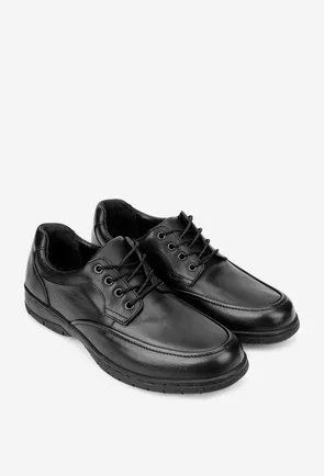 Pantofi barbati confectionati din piele neagra