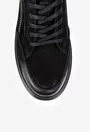 Pantofi barbati confectionati din piele neagra
