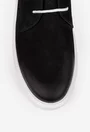 Pantofi barbati confectionati din piele neagra