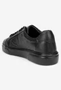 Pantofi barbati confectionati din piele texturata neagra
