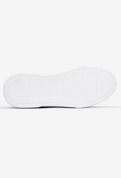 Pantofi barbati confectionati din piele texturata neagra