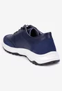 Pantofi barbati din piele bleumarin