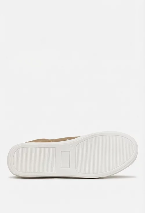 Pantofi barbati din piele intoarsa bej