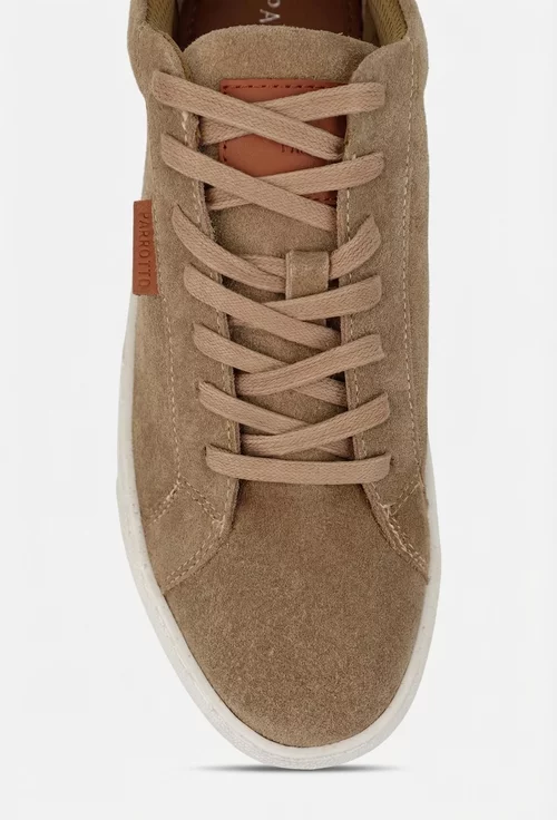 Pantofi barbati din piele intoarsa bej