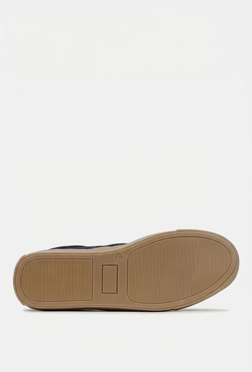 Pantofi barbati din piele intoarsa bleumarin