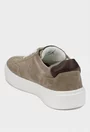 Pantofi barbati din piele intoarsa taupe