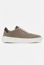 Pantofi barbati din piele intoarsa taupe