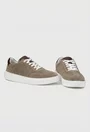 Pantofi barbati din piele intoarsa taupe