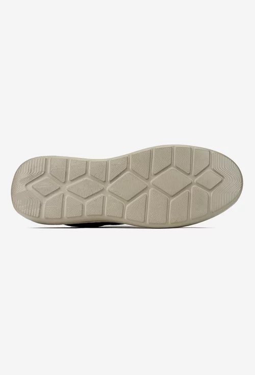 Pantofi barbati din piele nabuc taupe
