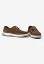 Pantofi barbati din piele nabuc taupe