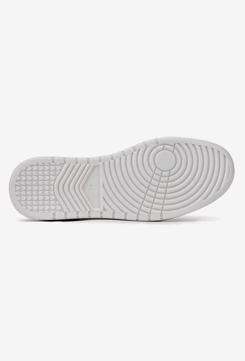 Pantofi barbati din piele naturala alba