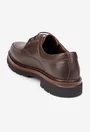 Pantofi barbati din piele naturala maro