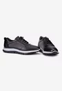 Pantofi barbati din piele naturala neagra
