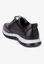 Pantofi barbati din piele naturala neagra