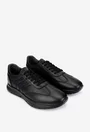 Pantofi barbati din piele naturala neagra