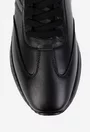 Pantofi barbati din piele naturala neagra