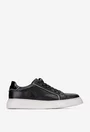 Pantofi barbati din piele naturala neagra