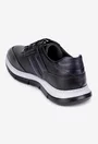 Pantofi barbati din piele naturala neagra