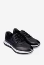 Pantofi barbati din piele naturala neagra