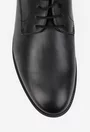 Pantofi barbati din piele naturala neagra