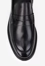 Pantofi barbati din piele naturala neagra