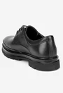 Pantofi barbati din piele naturala neagra