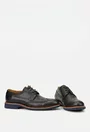 Pantofi barbati din piele naturala neagra