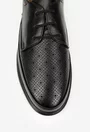 Pantofi barbati din piele naturala neagra
