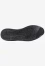 Pantofi barbati din piele naturala neagra cu siret negru cu alb