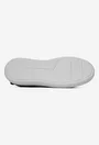 Pantofi barbati din piele naturala neagra cu talpa alba