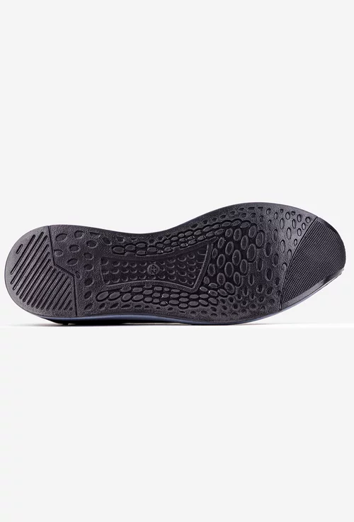 Pantofi barbati din piele naturala si material textil