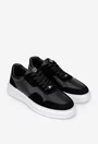 Pantofi barbati din piele neagra