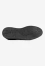 Pantofi barbati din piele neagra cu material textil