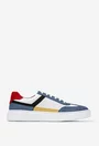 Pantofi barbati multicolori din piele