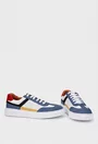 Pantofi barbati multicolori din piele