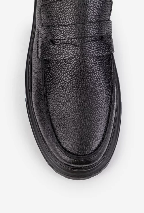 Pantofi barbati NUR confectionati din piele texturata