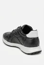 Pantofi barbati NUR din piele neagra cu alb
