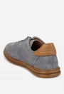 Pantofi barbati NUR gri cu maro din piele intoarsa