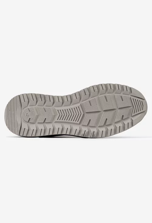 Pantofi barbati NUR gri din piele nabuc picture - 4