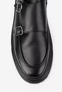 Pantofi barbati NUR negri din piele naturala