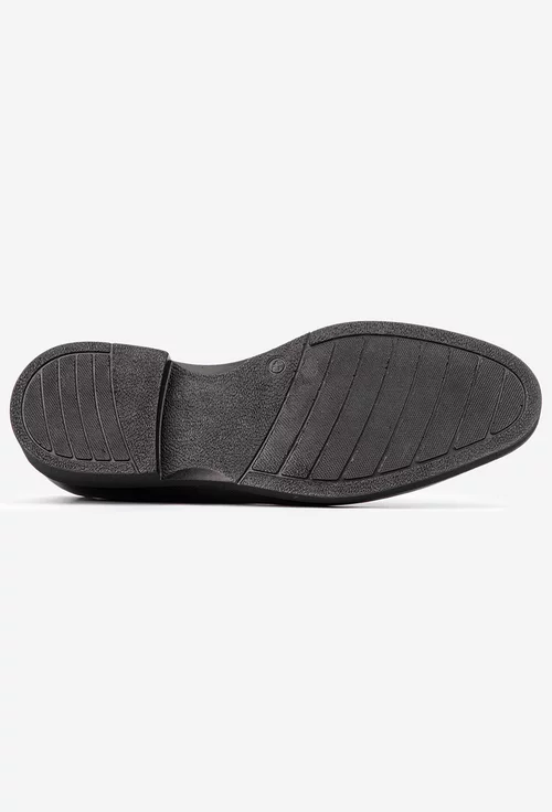 Pantofi barbati NUR negri din piele naturala picture - 4