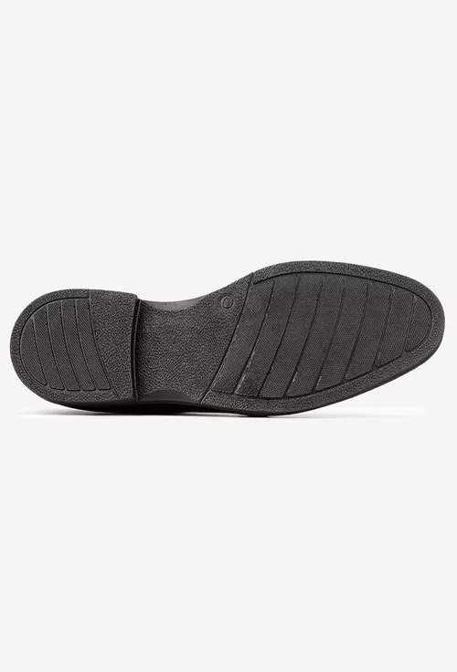 Pantofi barbati NUR negri din piele naturala picture - 4