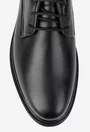 Pantofi barbati realizati din piele naturala neagra