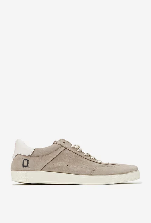 Pantofi barbati taupe din piele nabuc picture - 2