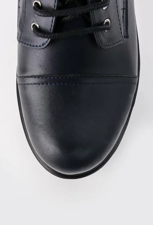Pantofi bleumarin din piele naturala Meridan